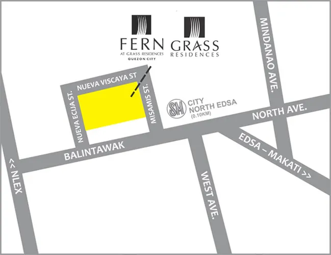 Fern Residences Vicinity Map