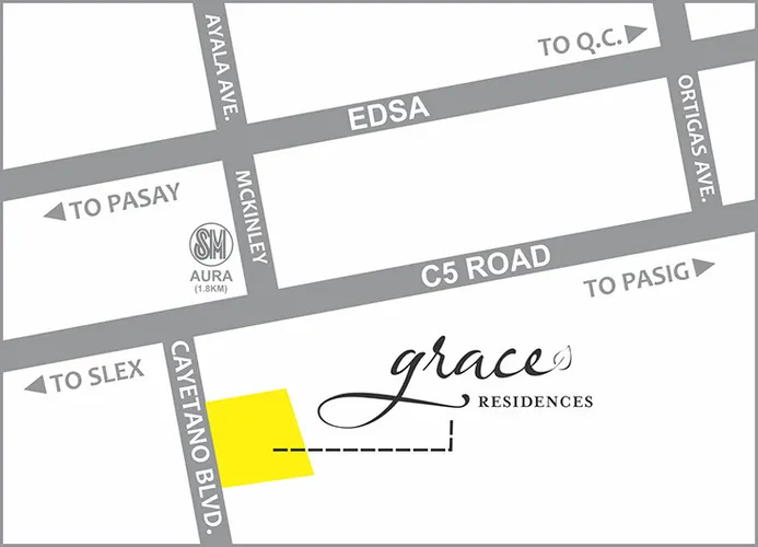 Grace Residences Vicinity Map