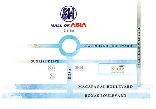 Shore Residences Vicinity Map