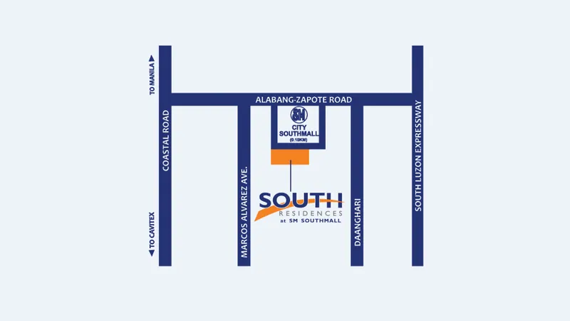 South Residences Vicinity Map