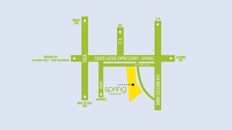 Spring Residences Vicinity Map